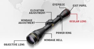 long range hunting rifle scope parts