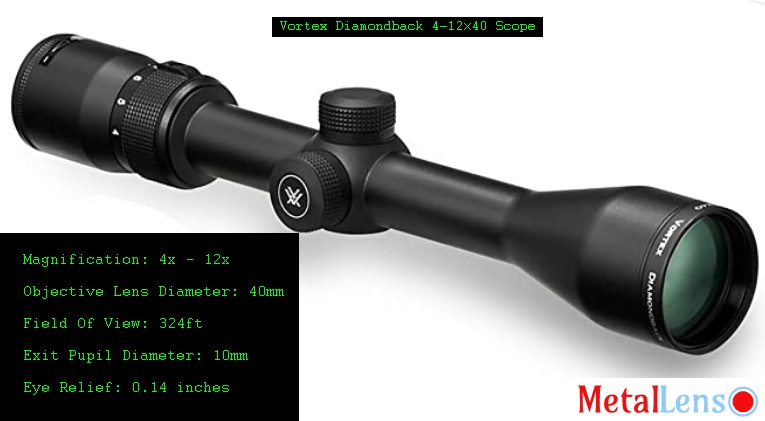 Diamondback 4-12×40 #1 Best Vortex Scope for Money