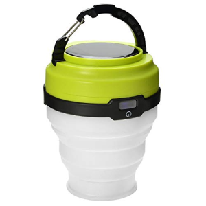 camp lighting ideas:  Collapsible Solar Lanterns