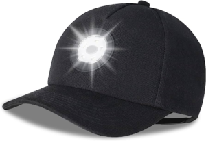 camp lighting ideas: LED Baseball Cap