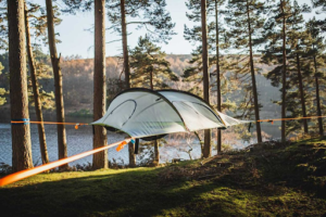 Suspended tents